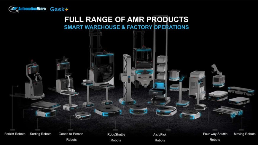 Automationware & Geek+ per coprire tutti gli scenari della Robotica Mobile in Italia